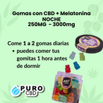 C-Gomitas para dormir CBD + MELATONINA